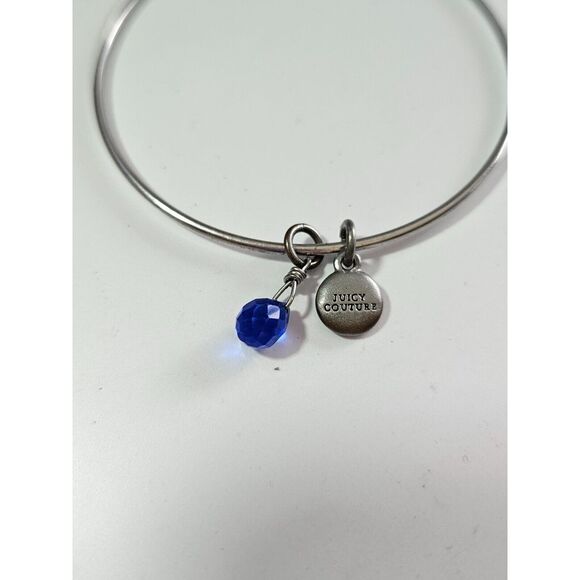 Juicy Couture silver tone bangle bracelet - Picture 7 of 9